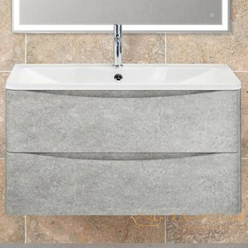 тумба под раковину belbagno acqua acqua-900-2c-so-cvg подвесная, cemento verona grigio