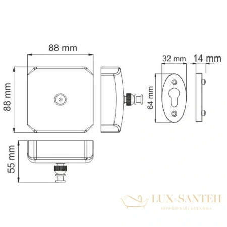 веревка wasserkraft k-1082 для белья 2,6 м, хром