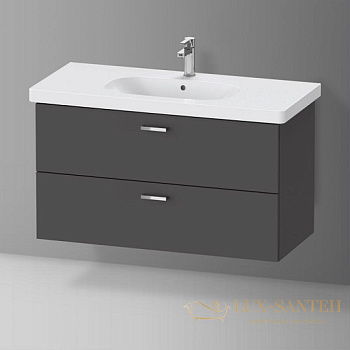 тумба под раковину duravit xbase xb619304949 1000х458х560 мм, серый