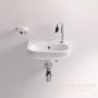 раковина duravit d-code 07053600002 360х270 мм без отверстия под смеситель, белый