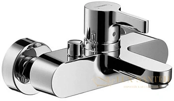 смеситель для ванны hansgrohe metris s 31460000, хром