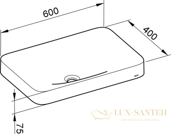 раковина встраиваемая keuco edition 400 31570317500