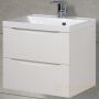 тумба под раковину belbagno marino marino-600-2c-so-bl-p 60 см подвесная, bianco lucido