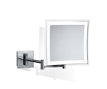 зеркало косметическое decor walther bs85 touch 0121800 с подсветкой, хром