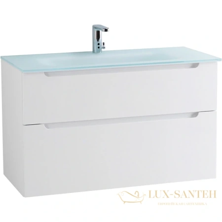 тумба belbagno etna etna-h60-900-2c-so-bl-p 89,6 см, bianco lucido