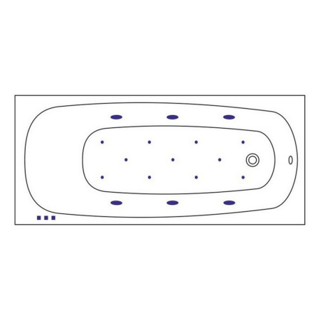 ванна whitecross layla 180x80 "relax", 0102.180080.100.relax.gl, белый