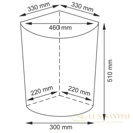 плетеная корзина wasserkraft salm wb-270-m для белья, темно-коричневый