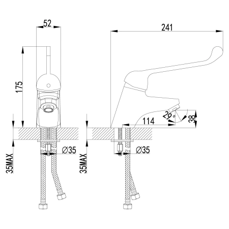 смеситель для раковины lemark project lm4606c