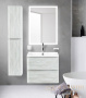 тумба под раковину belbagno albano albano-700-2c-so-rvb 70 см подвесная, rovere vintage bianco