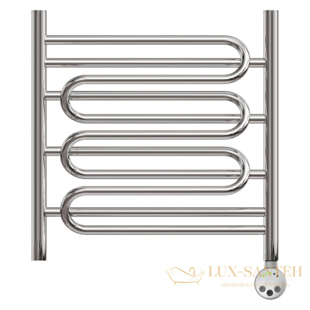 полотенцесушитель 500x600 электрический point юпитер премиум pn01156se п5 левый/правый, хром