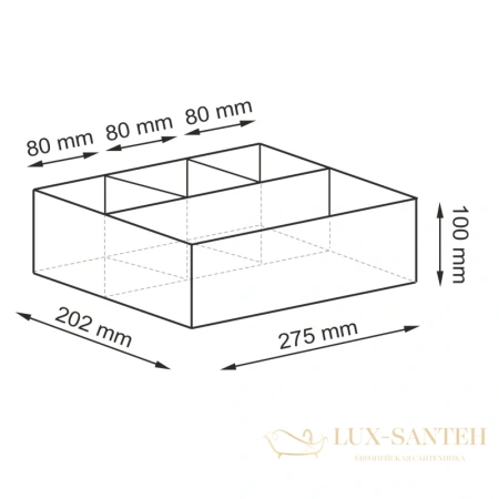 плетеная корзина wasserkraft wern wb-421-m, темно-коричневый