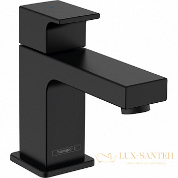 кран для холодной воды hansgrohe vernis shape 71592670, черный матовый