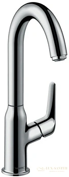 смеситель для раковины hansgrohe novus 71126000, хром