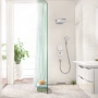 шланговое подсоединение hansgrohe fixfit 26455000 с клапаном обратного тока, хром