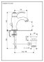 однорычажный смеситель emmevi harmony 22003/bo для раковины (излив 11 см) с донным клапаном, белый-золото