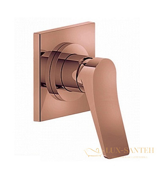 смеситель gessi rilievo 59109.030 для душа, внешняя часть, copper pvd