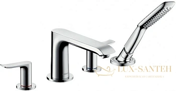 смеситель hansgrohe metris 31442000 на борт ванны, хром