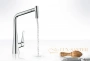 смеситель для кухни hansgrohe metris select хром 14884000