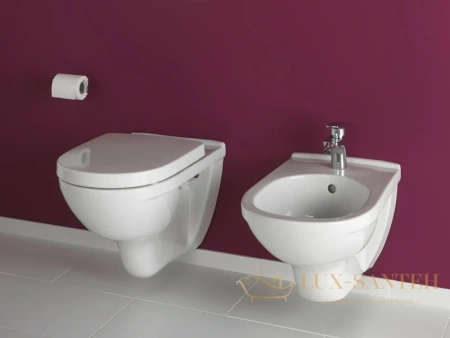 подвесной унитаз villeroy & boch o.novo 5660h101 с сиденьем микролифт, альпийский белый