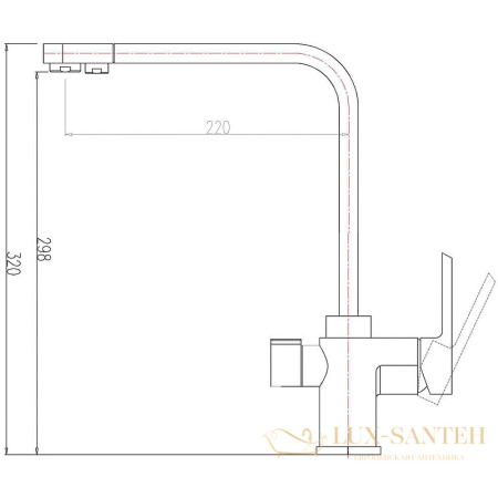 смеситель zorg sanitary zr334yf-white для кухни, белый