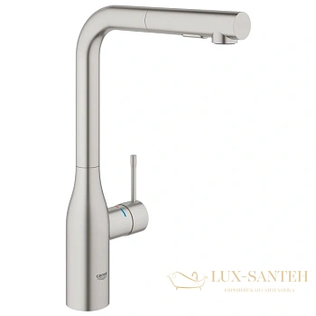 смеситель для кухни grohe essence new 30504dc0 с выдвижным изливом, суперсталь