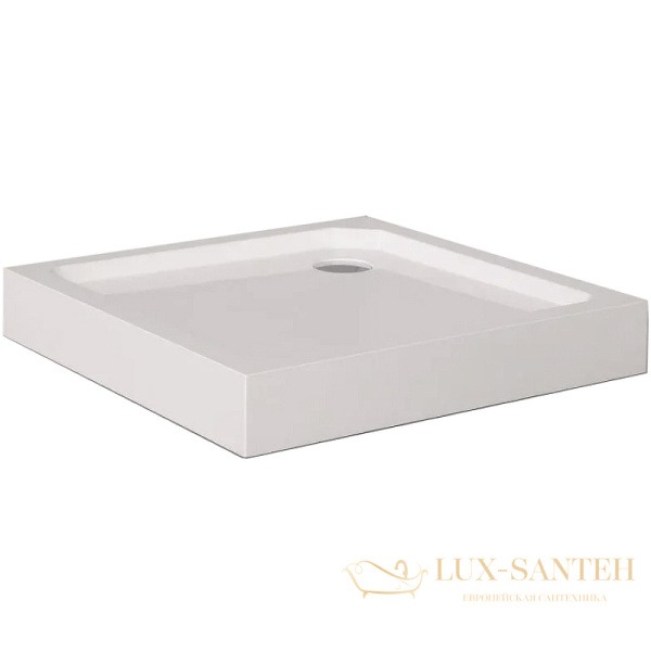 душевой поддон cezares tray smc tray-smc-a-90-550-150-w из стеклокомпозита 90x90, белый