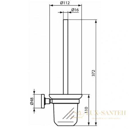 набор аксессуаров ideal standard iom a9246xg, черный матовый