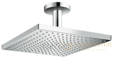 верхний душ hansgrohe raindance e 300 air 1jet 26250000 с потолочным подсоединением, хром