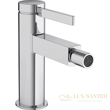 смеситель для биде hansgrohe finoris 76200000 хром со сливным клапаном push-open