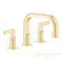 смеситель для раковины gessi inciso 58012.246, gold pvd