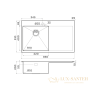 кухонная мойка omoikiri akisame 86-in-l нерж.сталь х нержавеющая сталь, 4993760