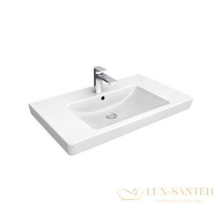 раковина villeroy & boch subway 2.0 7175 8g 01 800х470 мм, белый