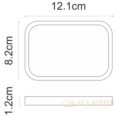 мыльница wasserkraft paar k-4229, черный