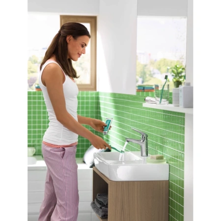 смеситель для раковины hansgrohe novus 71032000, хром