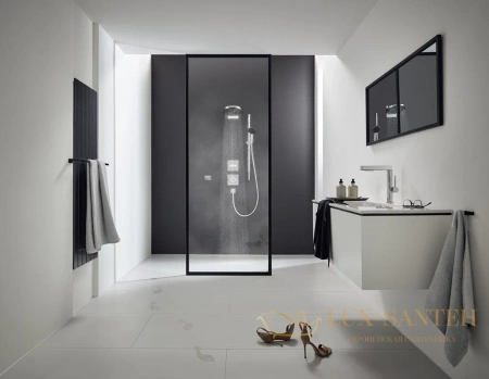 душевой набор hansgrohe pulsify select s 105 3jet relaxation 24170700 cо штангой 90 см, белый матовый