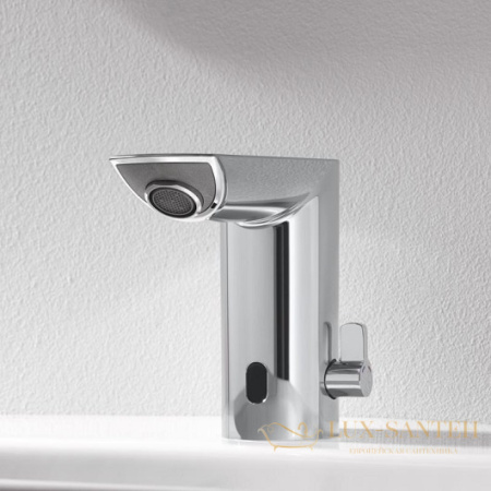 смеситель grohe bau cosmopolitan e 36453000 для раковины электронный, хром