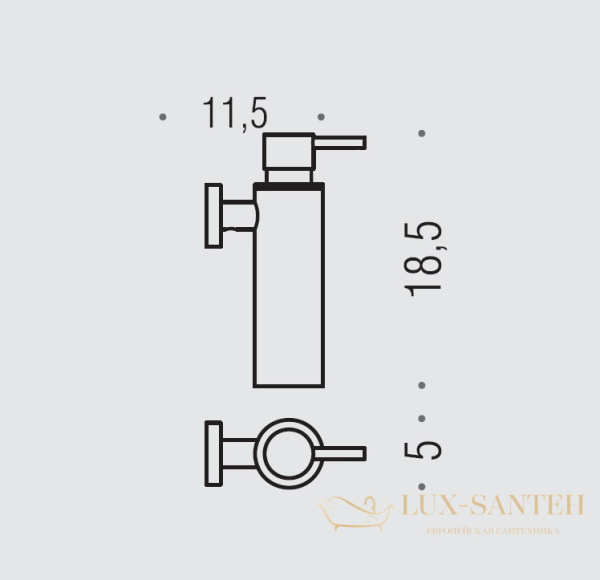 дозатор colombo design plus w4981.om 150 мл, золото шлифованное