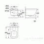 унитаз подвесной grohe euro ceramic безободковый, 3932800h, белый