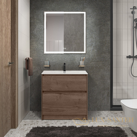 тумба под раковину belbagno kraft 39 kraft39-700/390-2c-pia-rt 70 см, rovere tabacco