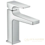 смеситель для раковины hansgrohe metropol 32507000 со сливным клапаном push-onen