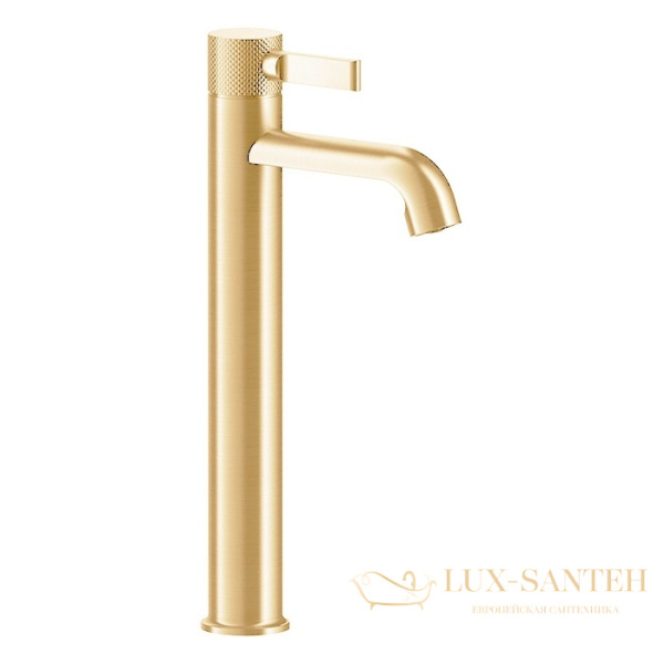 смеситель для раковины высокий gessi inciso 58004.246, gold pvd