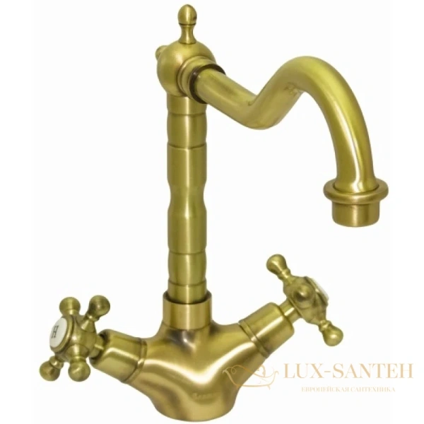 смеситель seaman barcelone ssl-5079-antique gold для кухни, античное золото