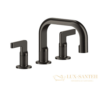 смеситель для раковины gessi inciso 58011.299, black xl