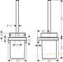 ершик hansgrohe addstoris 41752700 белый