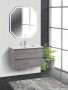 тумба под раковину belbagno kraft 39 kraft 39-800/390-2c-so-cg 80 см подвесная, cemento grigio