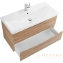 тумба belbagno marino marino-cer-1000-2c-so-wo-p 96,4 см, rovere bianco