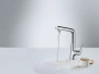 смеситель для кухни hansgrohe metris select сталь 14883800