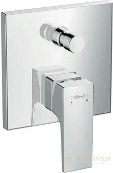 смеситель для ванны с душем hansgrohe metropol 32545000 внешняя часть, хром