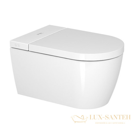 чаша подвесного унитаза duravit me by starck 2510092000 для крышки-биде sensowash starck f, белый