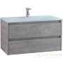 тумба belbagno kraft kraft-1000-2c-so-cg 100 см, cemento grigio